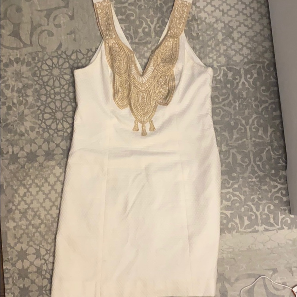 Lily Pulitzer White shift dress